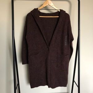 Uniqlo Wool Cardigan with Hood